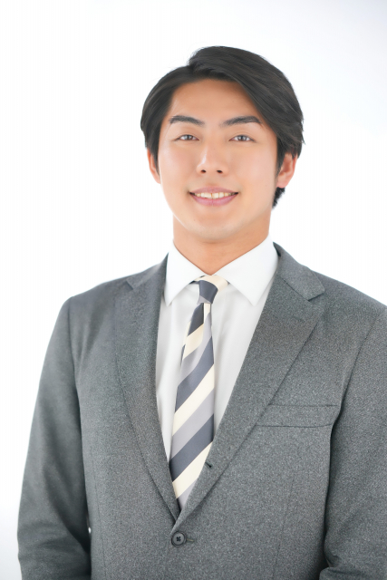 理系就活　証明写真　男性